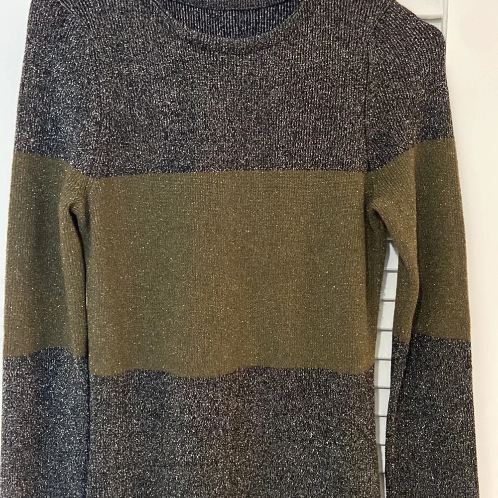 NWOT, A.L.C. Sharon striped metallic dress - Picture 3 of 4